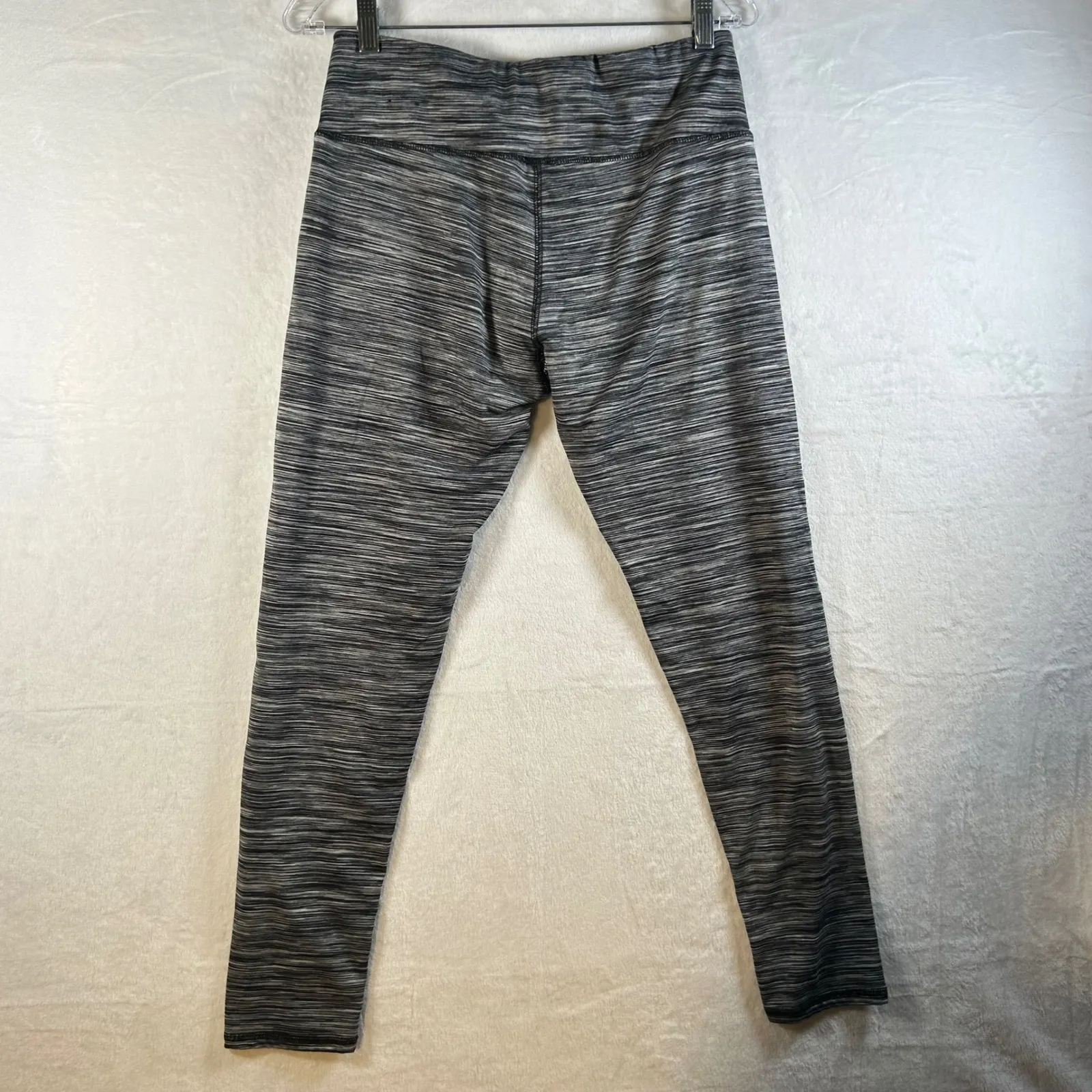 RBX Active Grey Heathered Stretch Athletic Leggings Womens Size L Gray Size L - Image 5