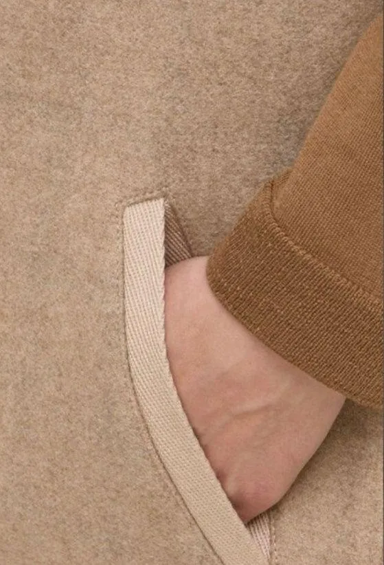 NWT MaxMara Weekend Fieno Reversible Coat in Camel, Size L New w/Tag Retail $950 - Image 10