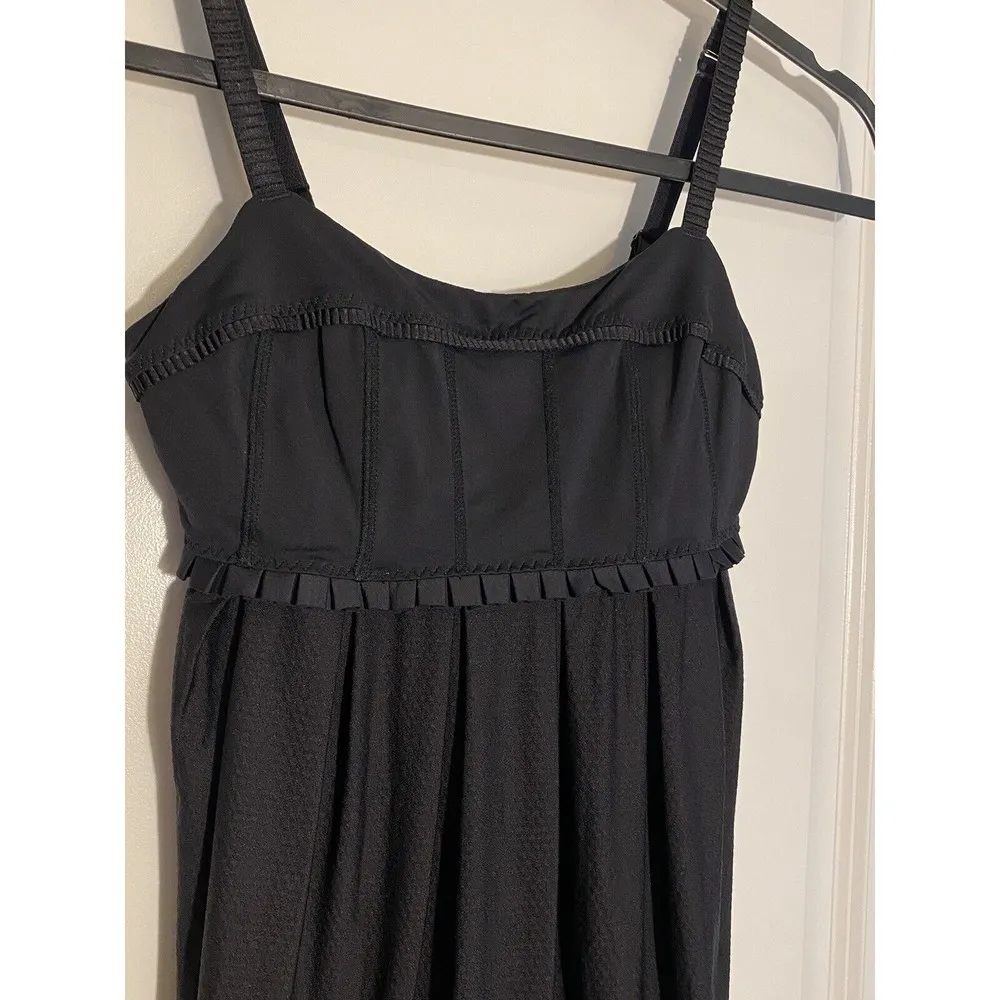 Lululemon top Black Ruffled‎ Athletic Sleeveless Size 2 - Image 5