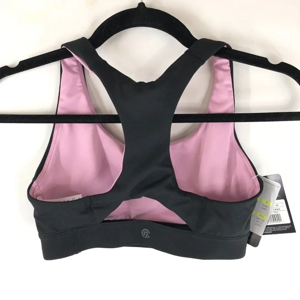 C9 Champion Sports Bra Duo Dry Power Core Compression Medium Support Black XS - Image 2