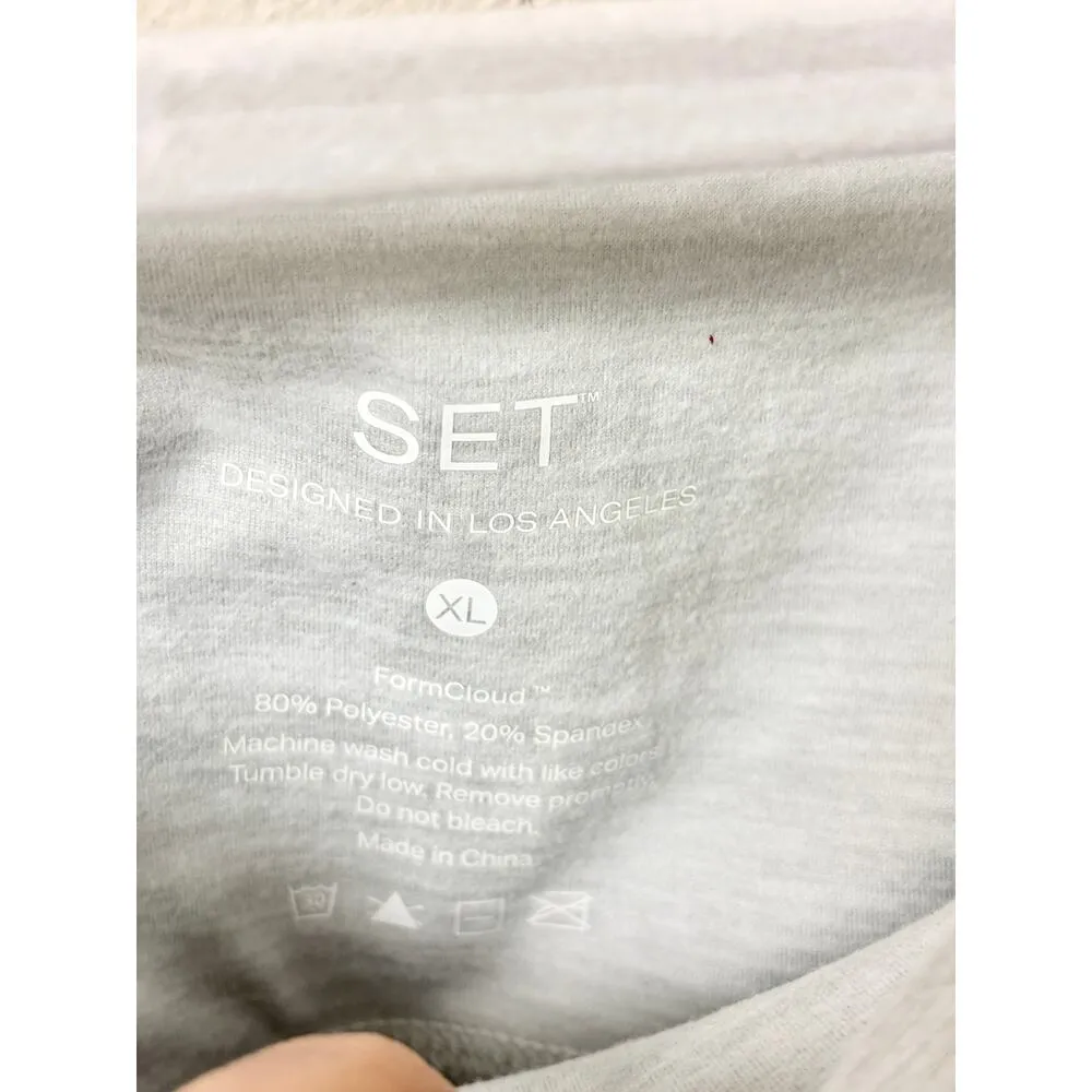 Set Formcloud Pull On High Waisted Workout Leggings Heather Gray Women's Size XL - Image 5