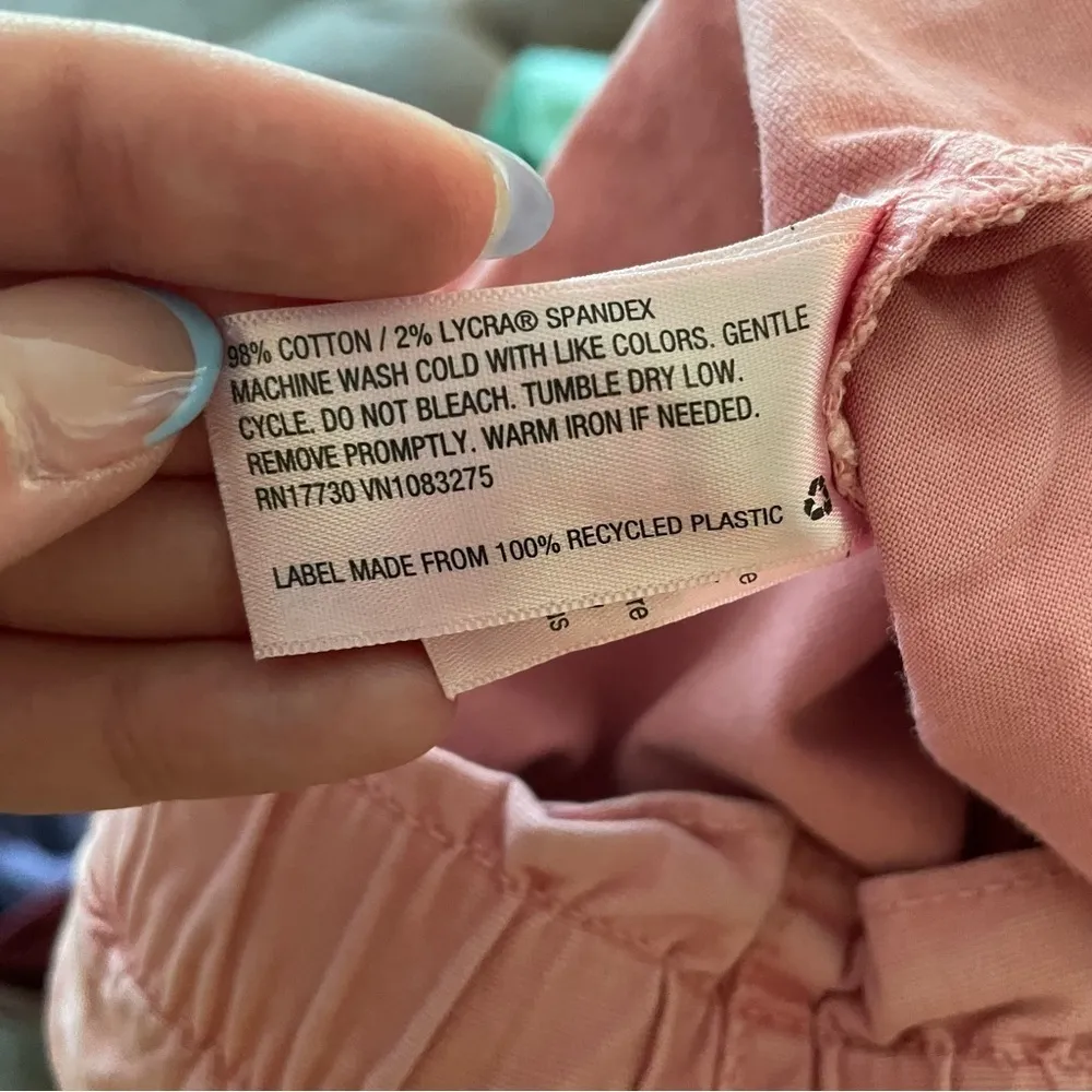 Universal Thread Pink High Waisted Ruffle Shorts - Image 8