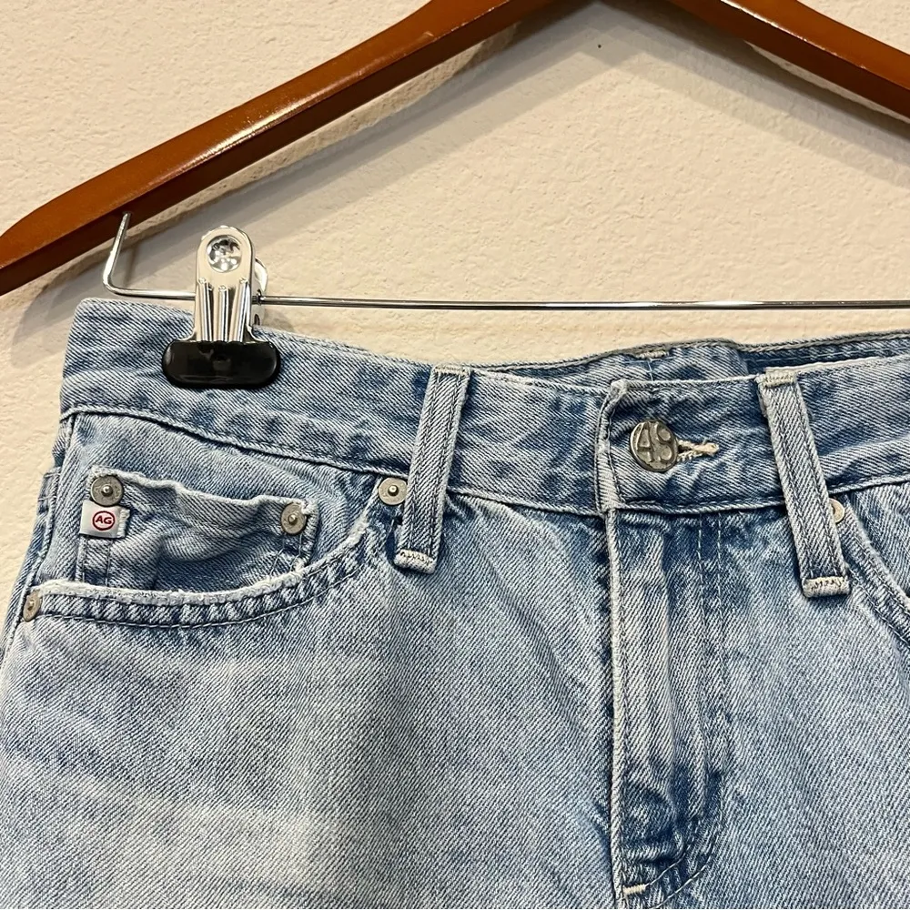 AG Adriano Goldschmied The Nikki Relaxed Skinny Patchwork Boho Jeans Sz 24R - Image 4