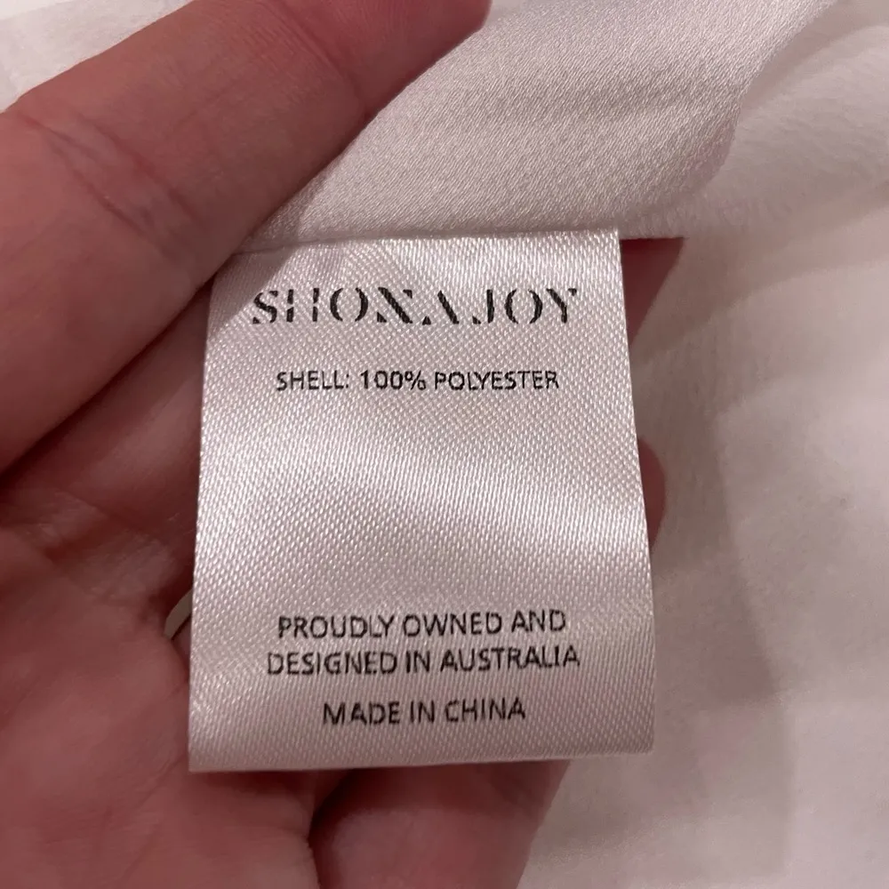 Shonajoy Luxe Bias Cowl Slip Dress Ivory US 10 - Image 64