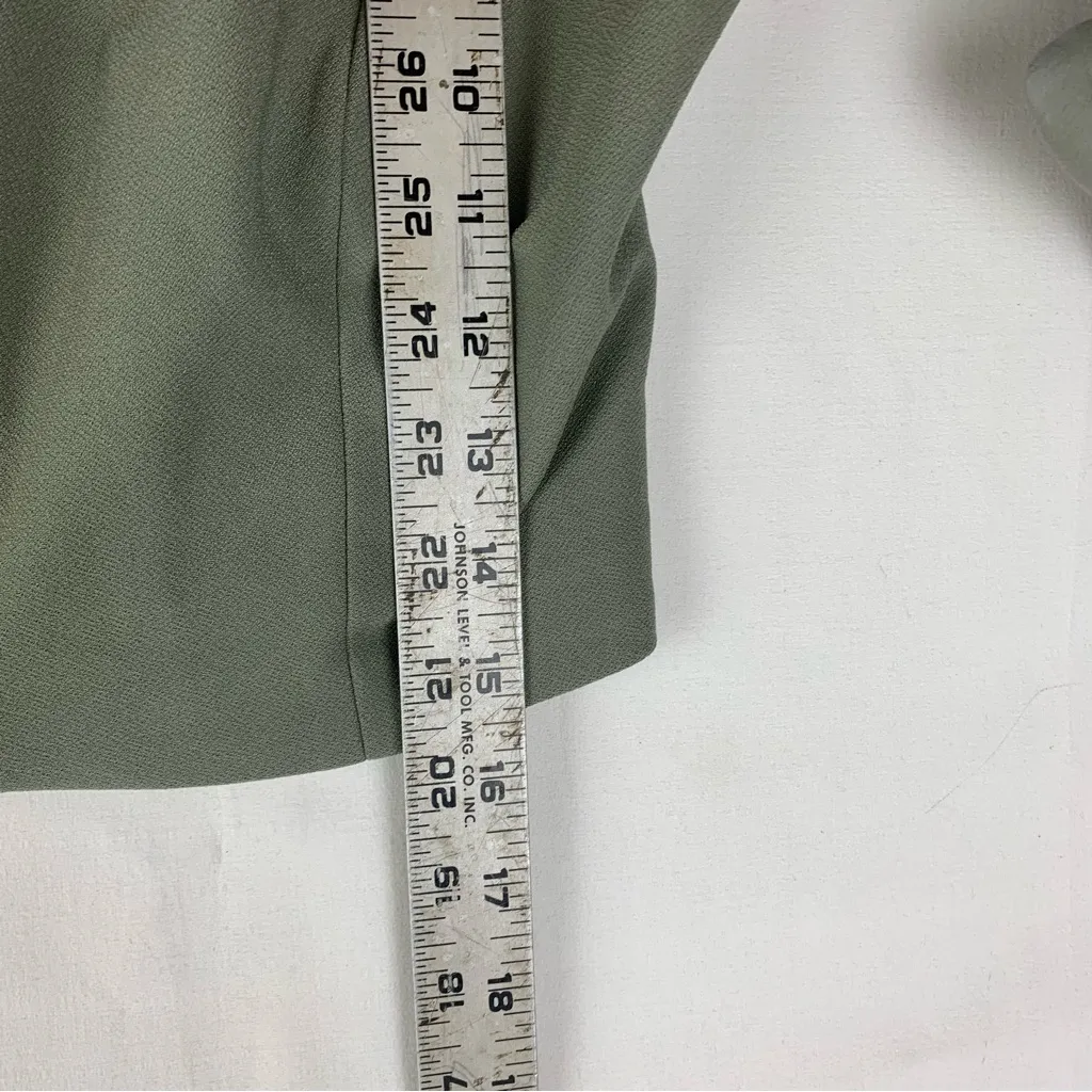 Finders size medium Sage Green Blouse Buckle Accents cosplay ren fest sheer sle - Image 8