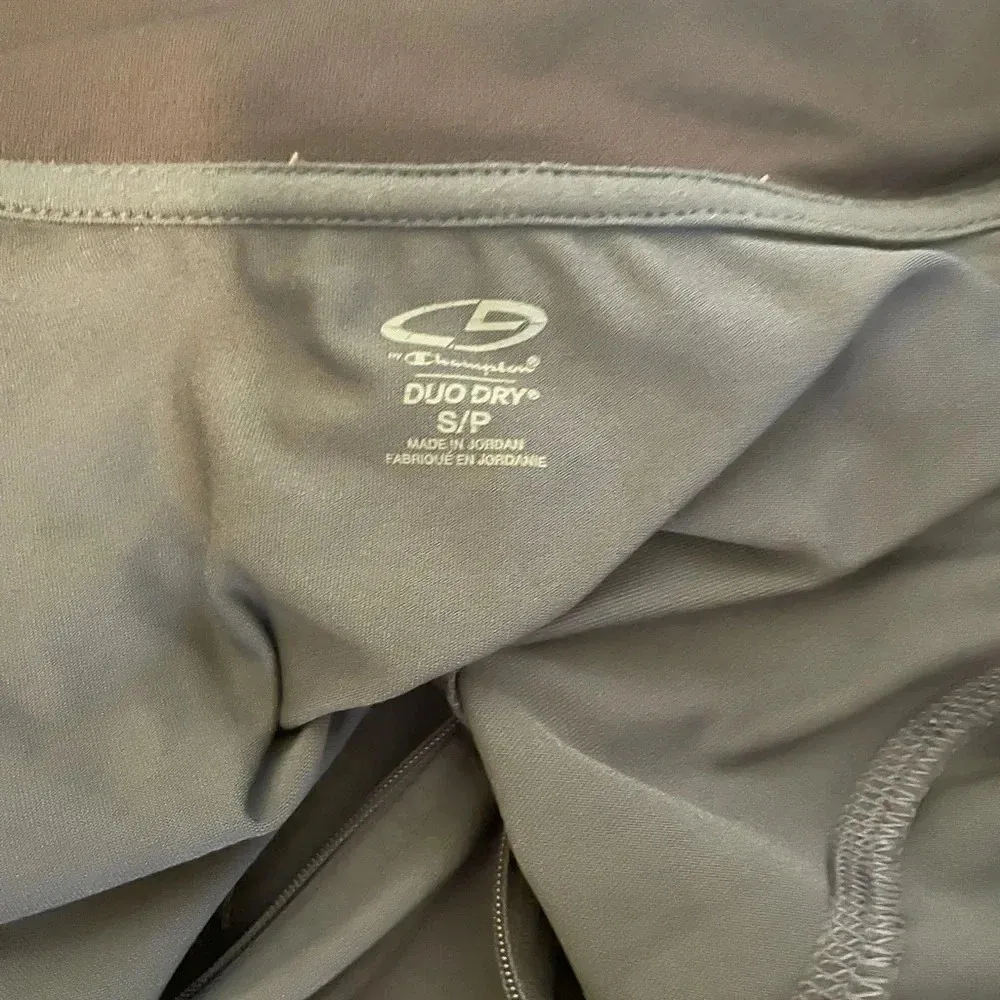 Women’s Champion thin full zip up dark gray jacket, Small - Image 2