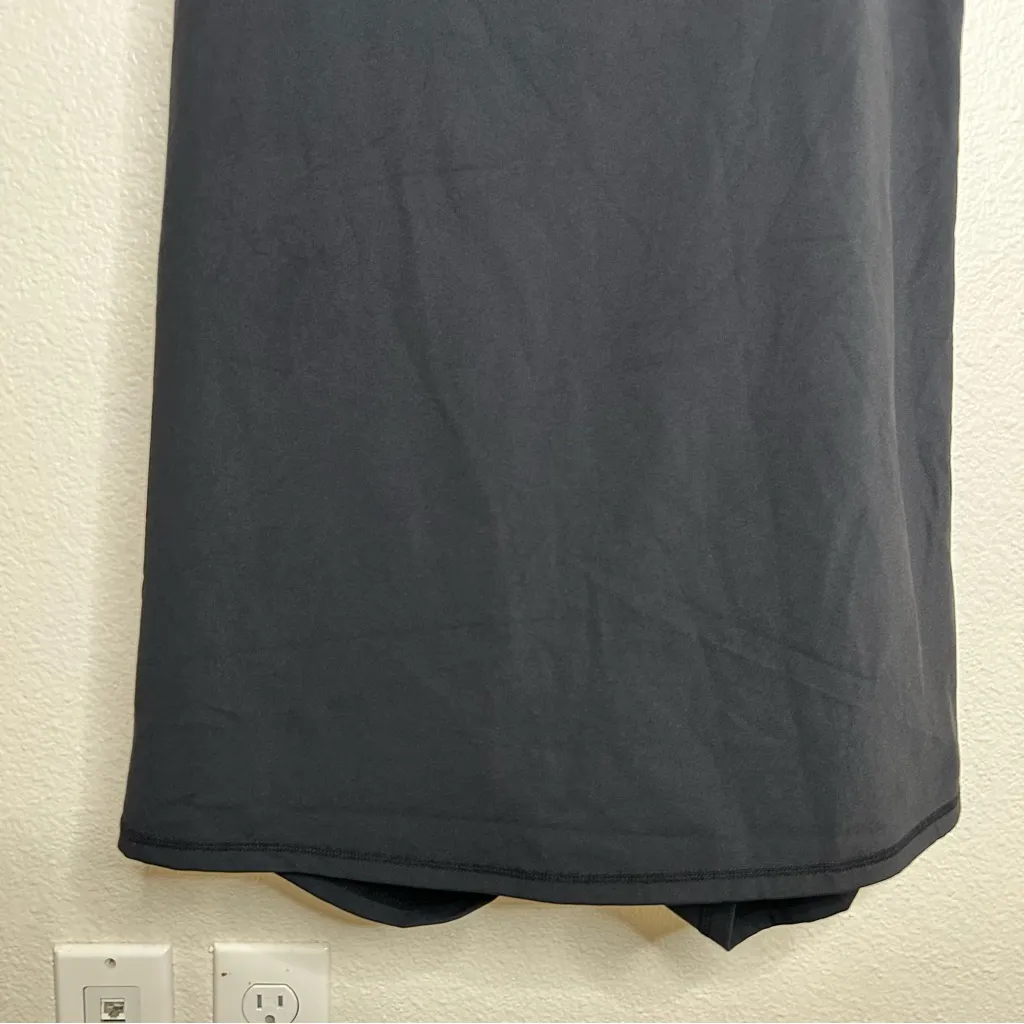 NWT Halara Everyday SoftlyZero™ Plush Backless 2-in-1 Flare Workout Dress black - Image 4