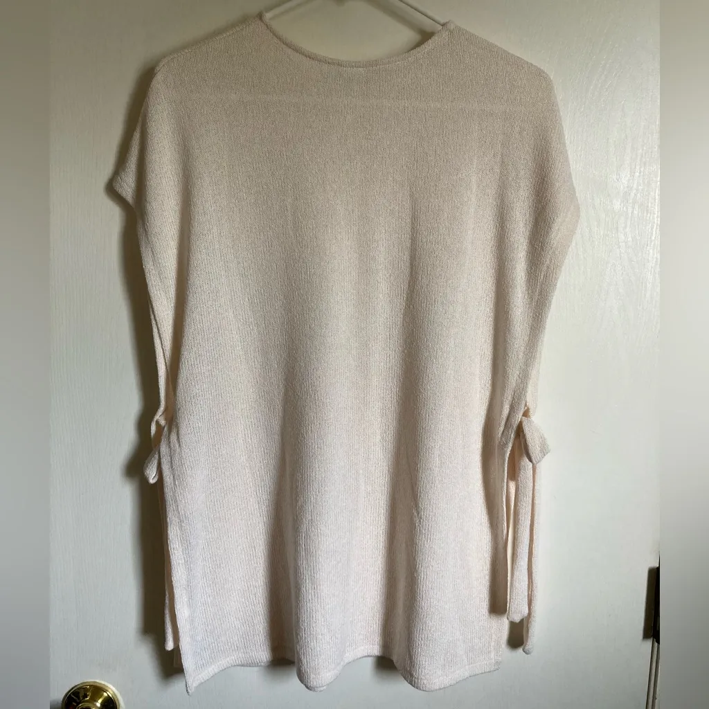 H&M 🌞 Cream Colored Knit Swim Cover Up - Image 5