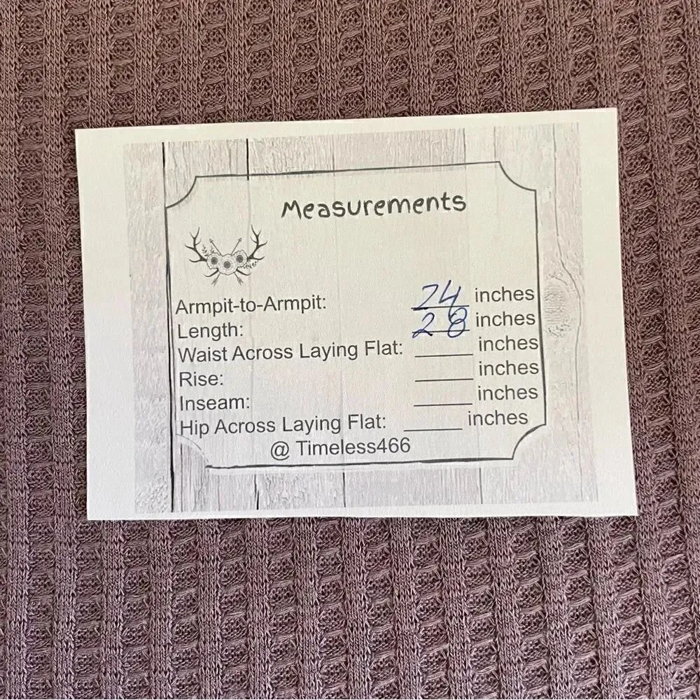 NWT Chaser Purple V-Neck Dolman Long Skinny Sleeves Oversized  Waffle Knit SZ M - Image 7