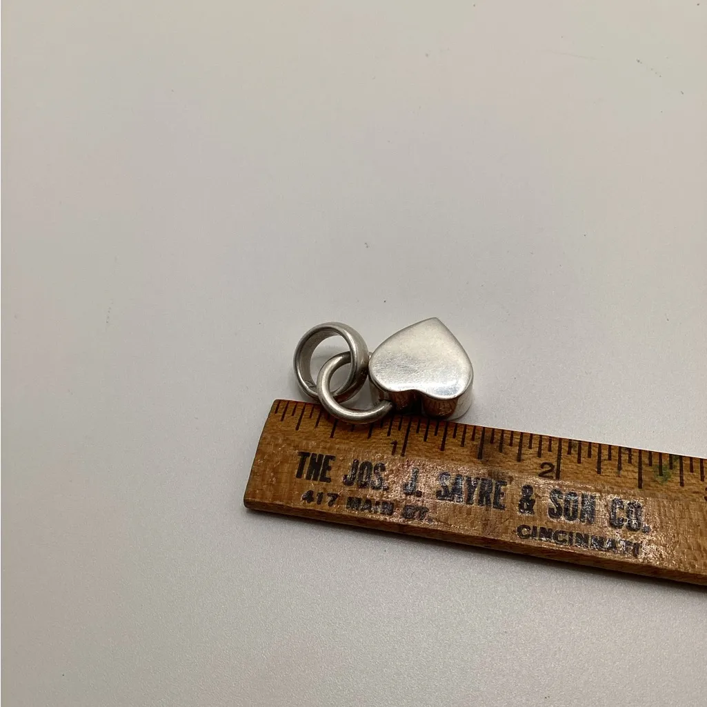 Vintage Silpada chunky heart charm - Image 7