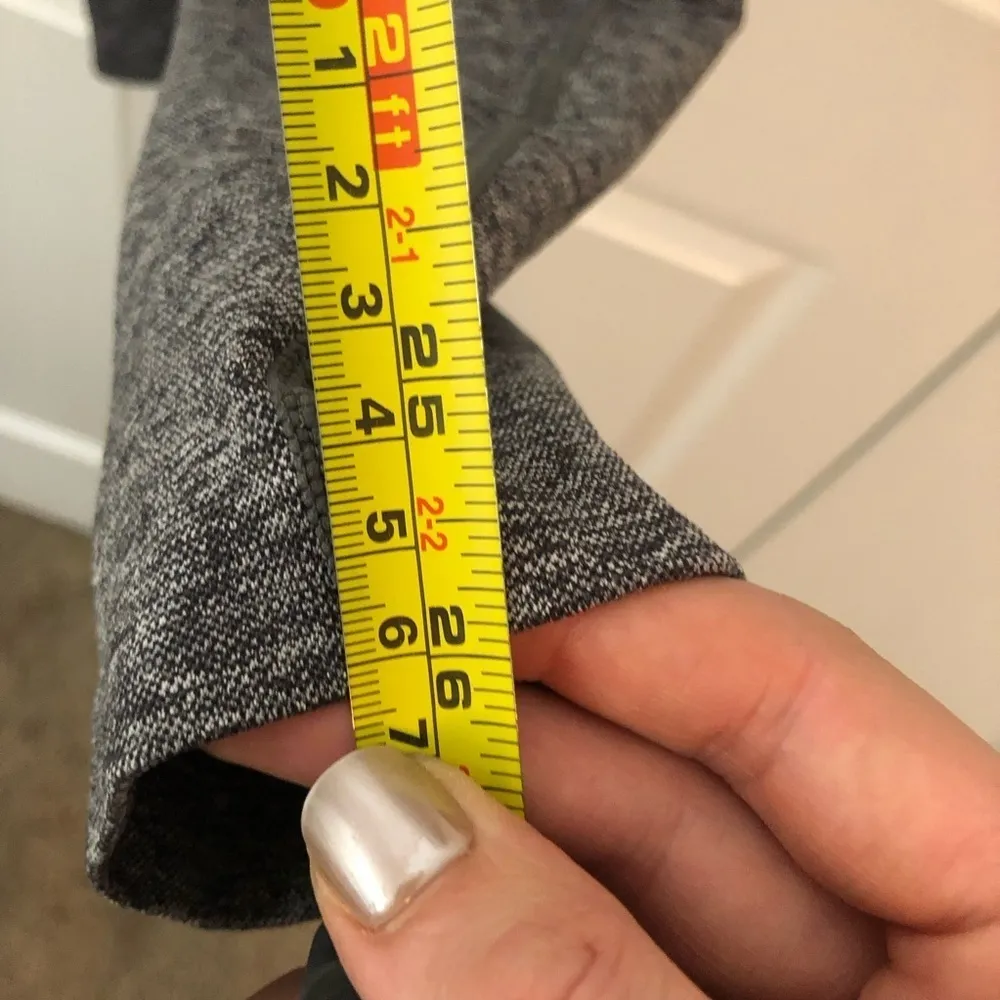 Gymshark Grey and Blue Flex Legging V3 Size XS - Image 9