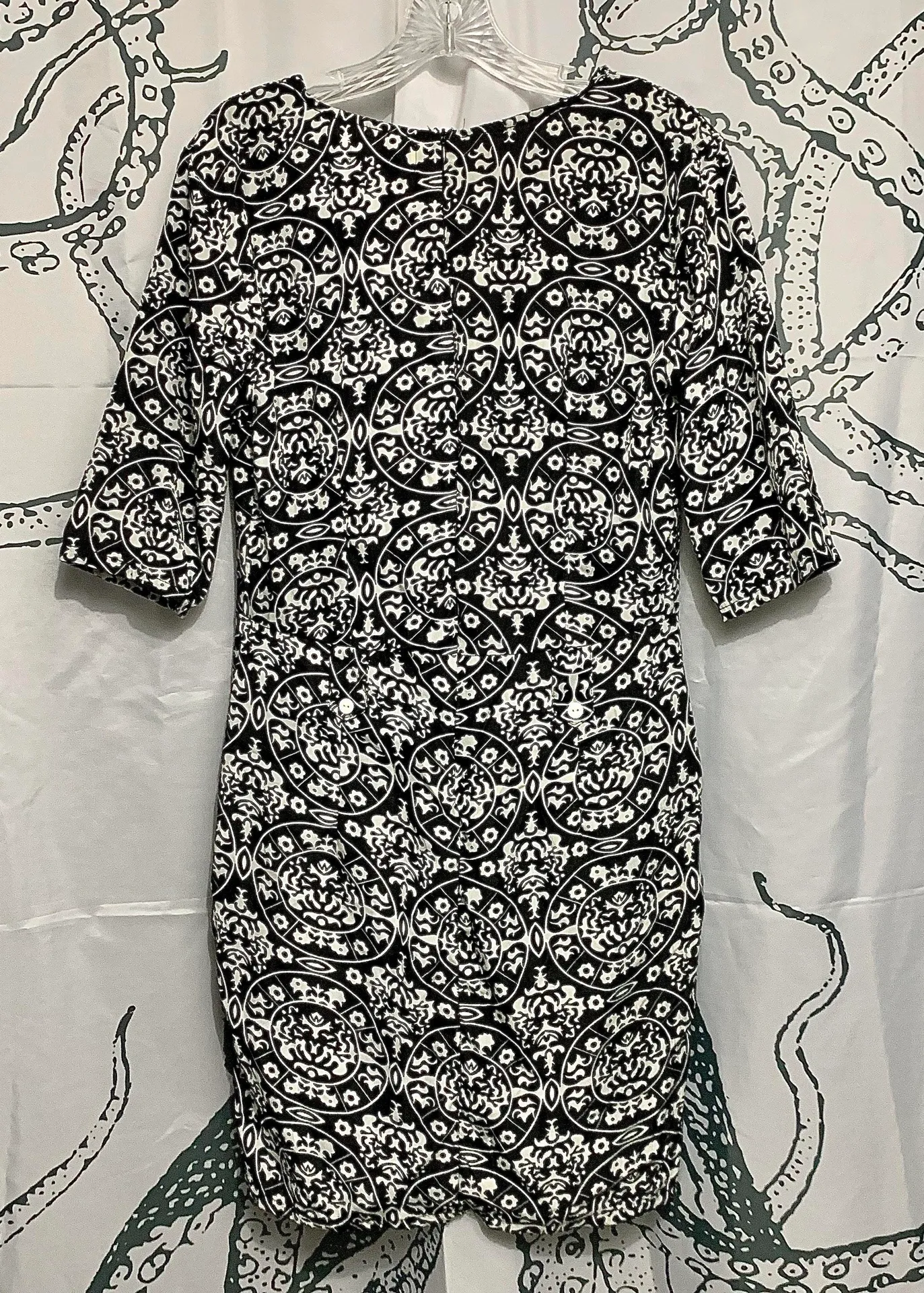 Black and White dress with pockets Size M - Image 5