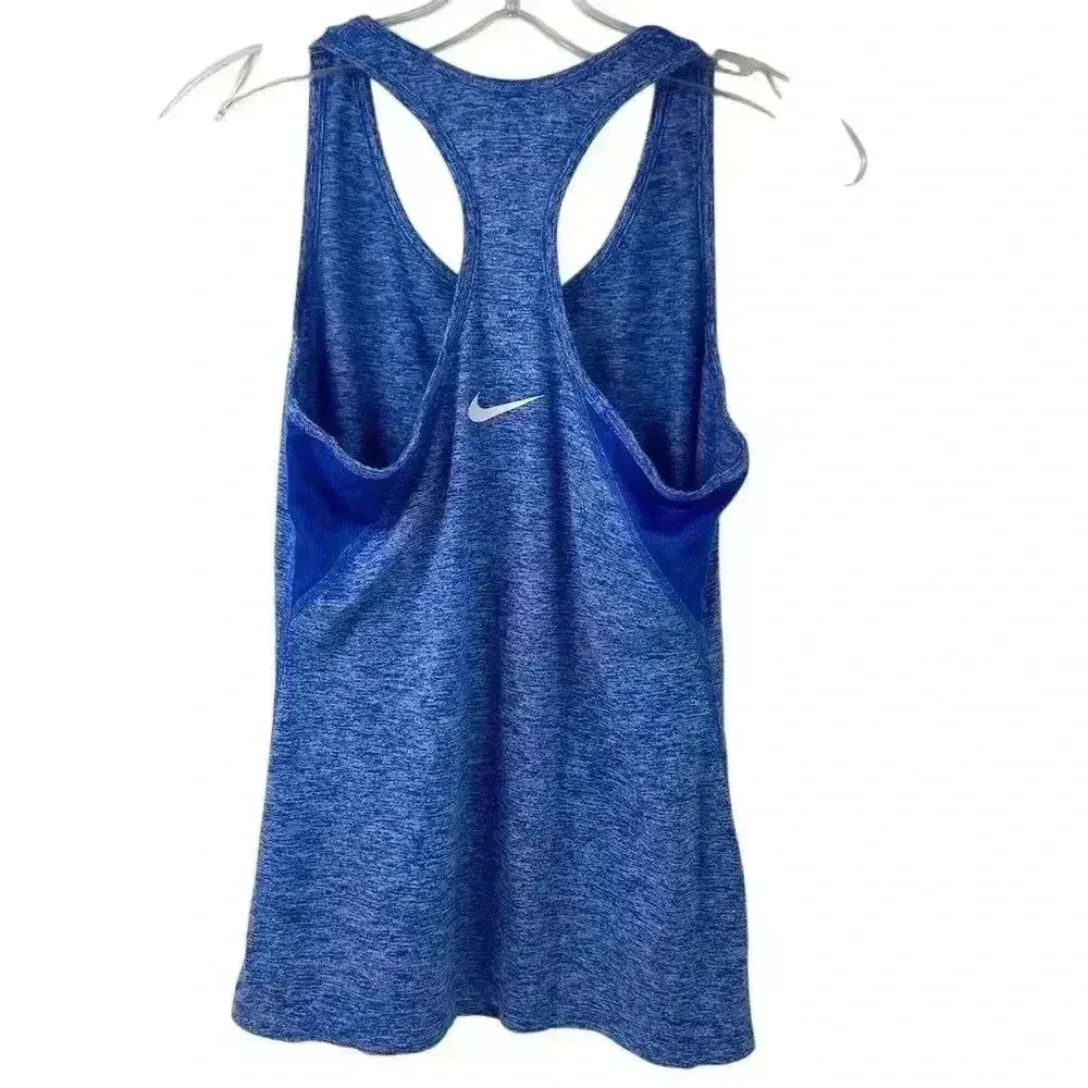 Nike Women's Blue Racerback Tank Top Size M Yoga Running Athletic Dri-fit - Image 9