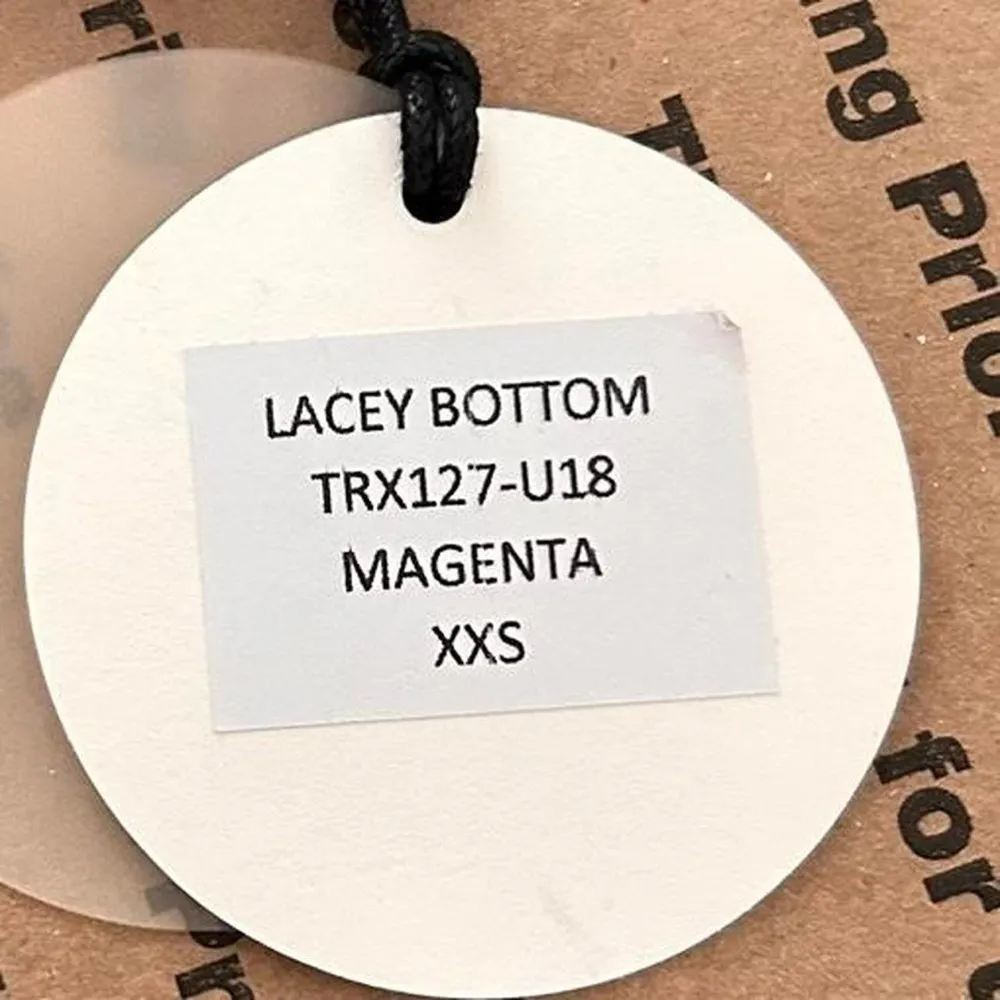 Revolve x Tularosa Lacey Magenta ruched tie side bikini Bottoms xxs NEW - Image 5