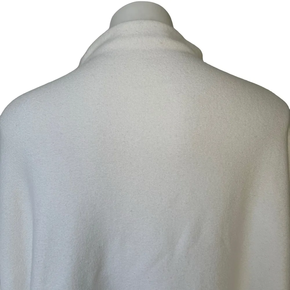 Anthropologie Angela Quarter-Zip Poncho Pullover, Sz L - Image 11