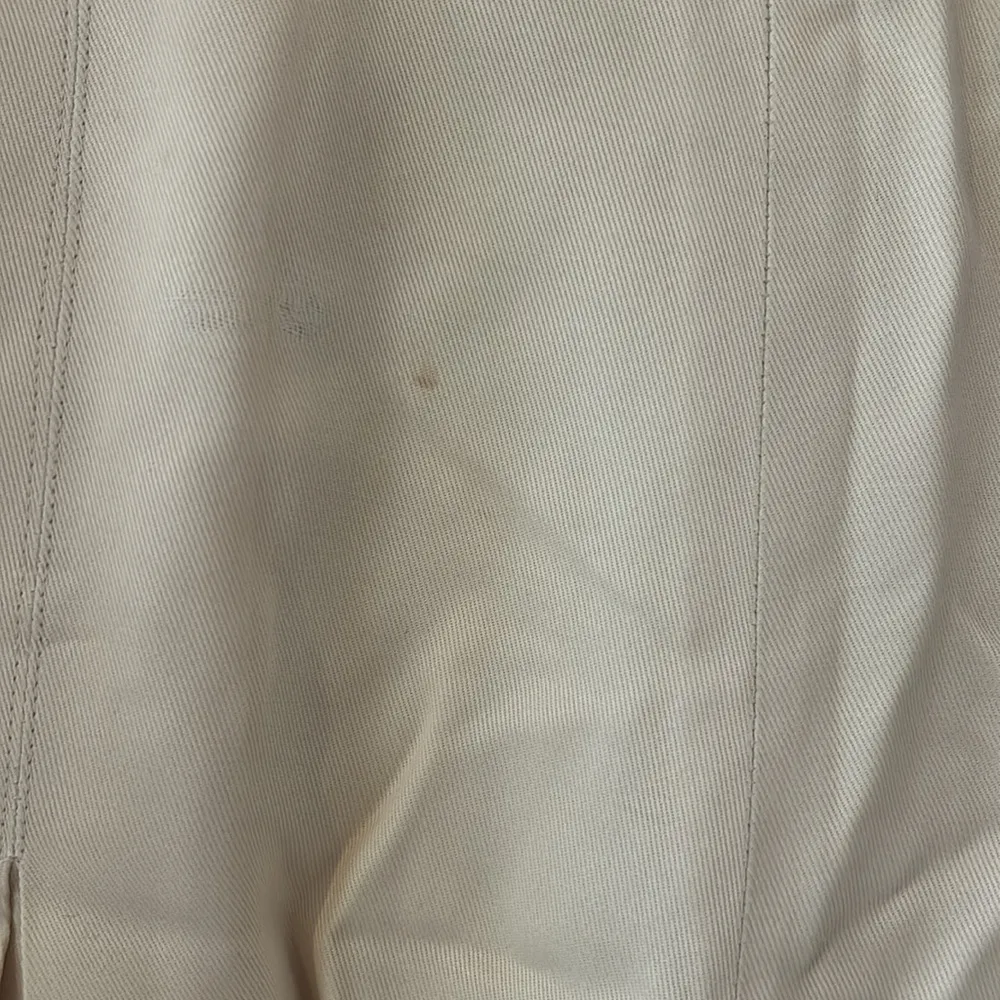 Vintage Ralph Lauren White Beige Pleated Front High Waisted Shorts Size 12 - Image 4