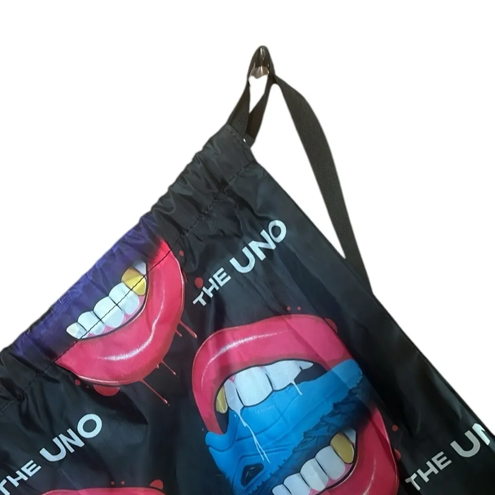 Colorful Drawstring Gym overnight backpack adjustable straps Bag - Image 3