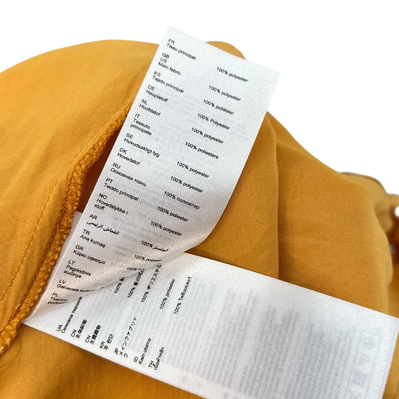 Maje Rasti One-Shoulder Dress Long High-Lo Satin Yellow Size 1 US Small - Image 14