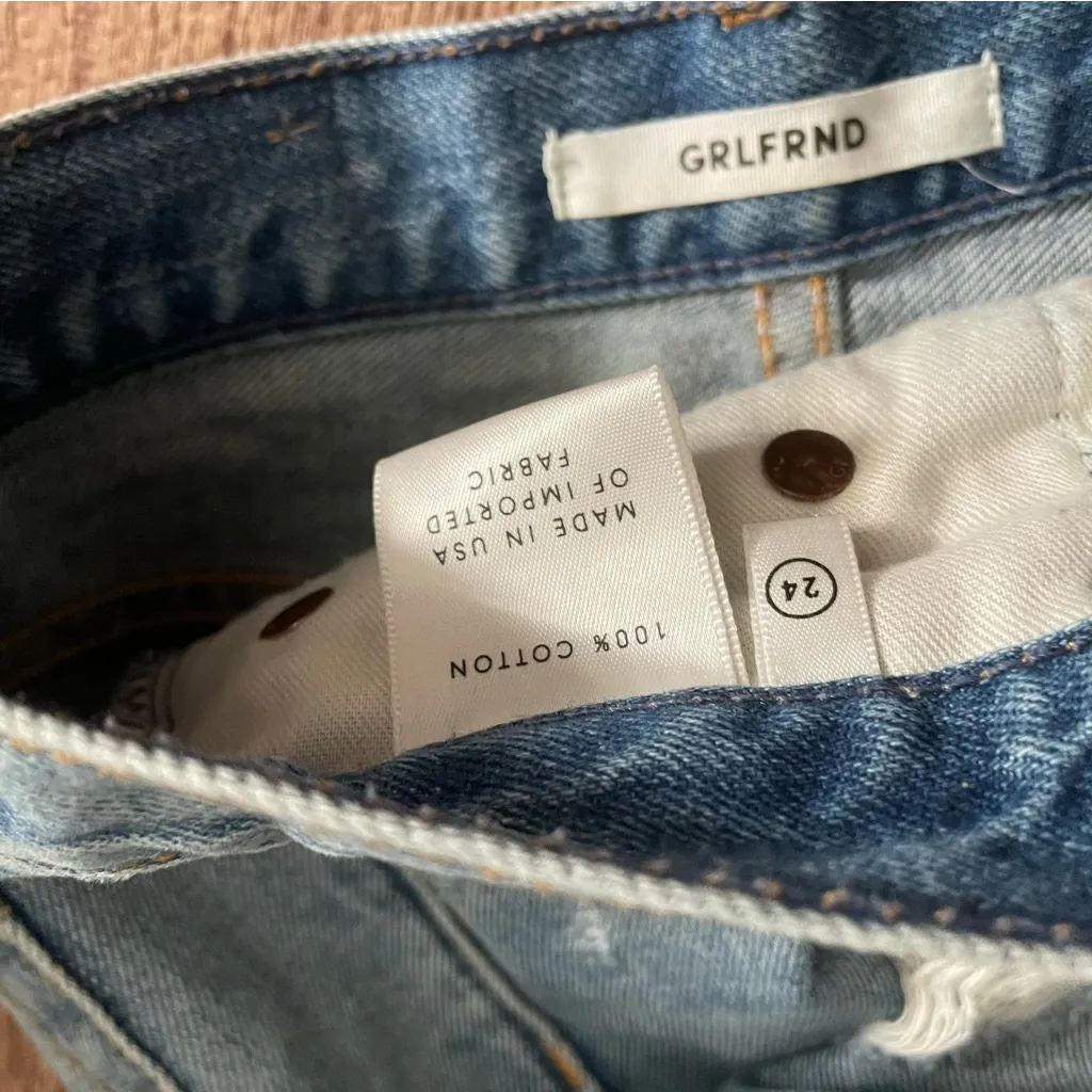 GRLFRND Karolina High-Rise Skinny Jean A Little More Love Size 24 - Image 6