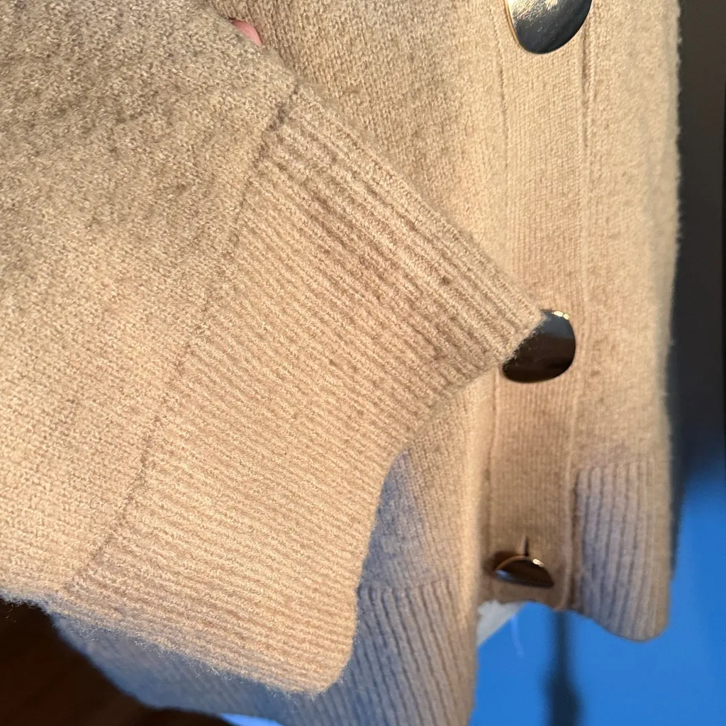 June Hudson Cozy Tan Button - Image 2