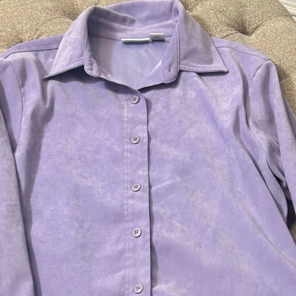 Faux Suede Shirt/Shacket‎ - Image 4