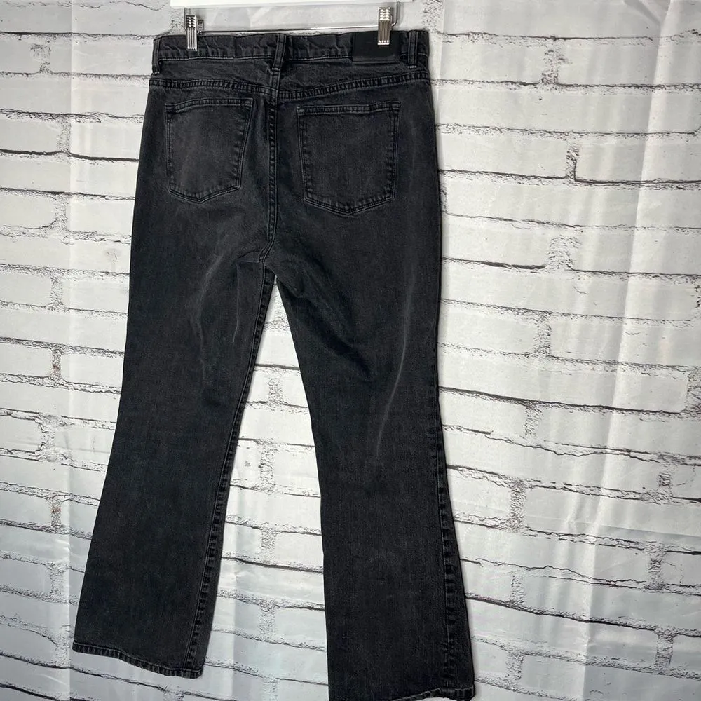 Lauren Ralph Lauren Black Classic Bootcut Jeans Sz 14 Stretch Denim Mid - Image 9