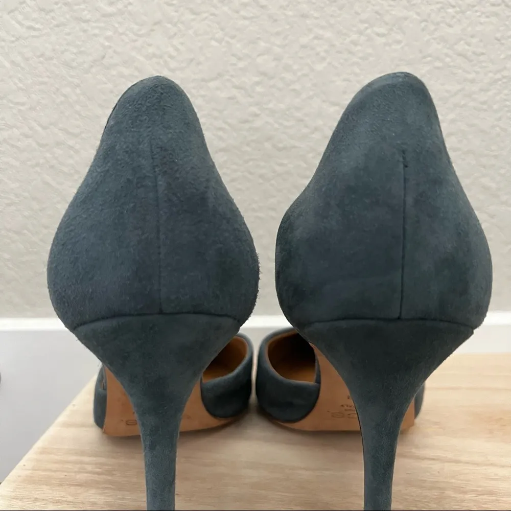 Vince  Blue Jay Celeste D'Orsay Suede Pump Heels 9.5 - Image 8