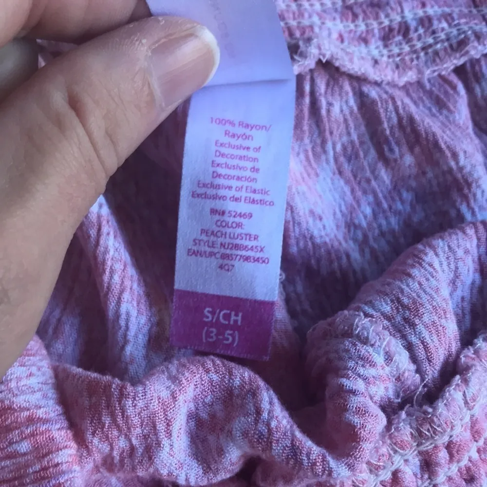 No Boundaries pink navy patterned shorts - Image 4