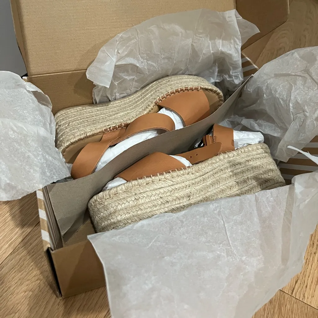 Soludos Minorca leather platform espadrille sandal - Image 4