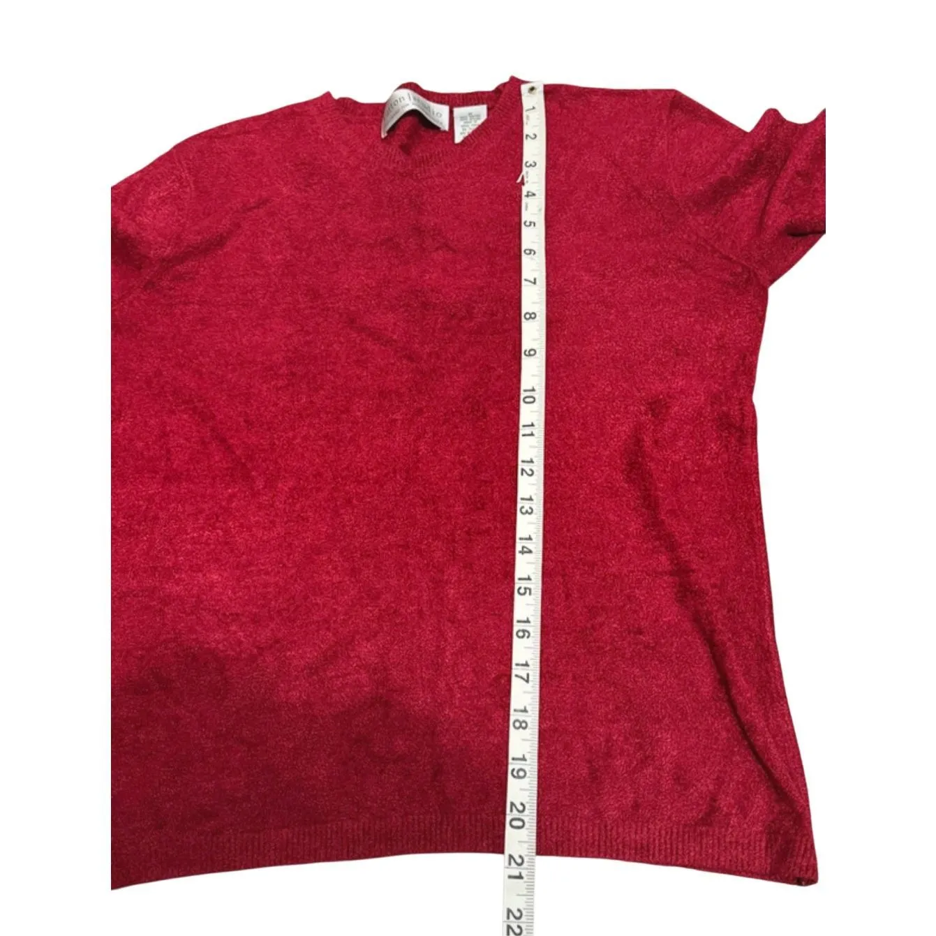 Sutton Studio burgundy top M Red Size M - Image 3