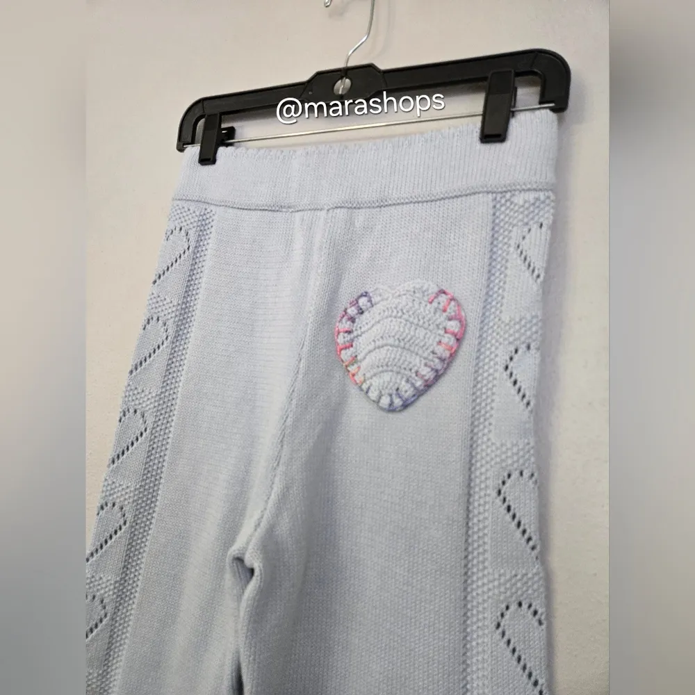 LoveShackFancy Toro Pant in Morning Coast Blue - Image 6