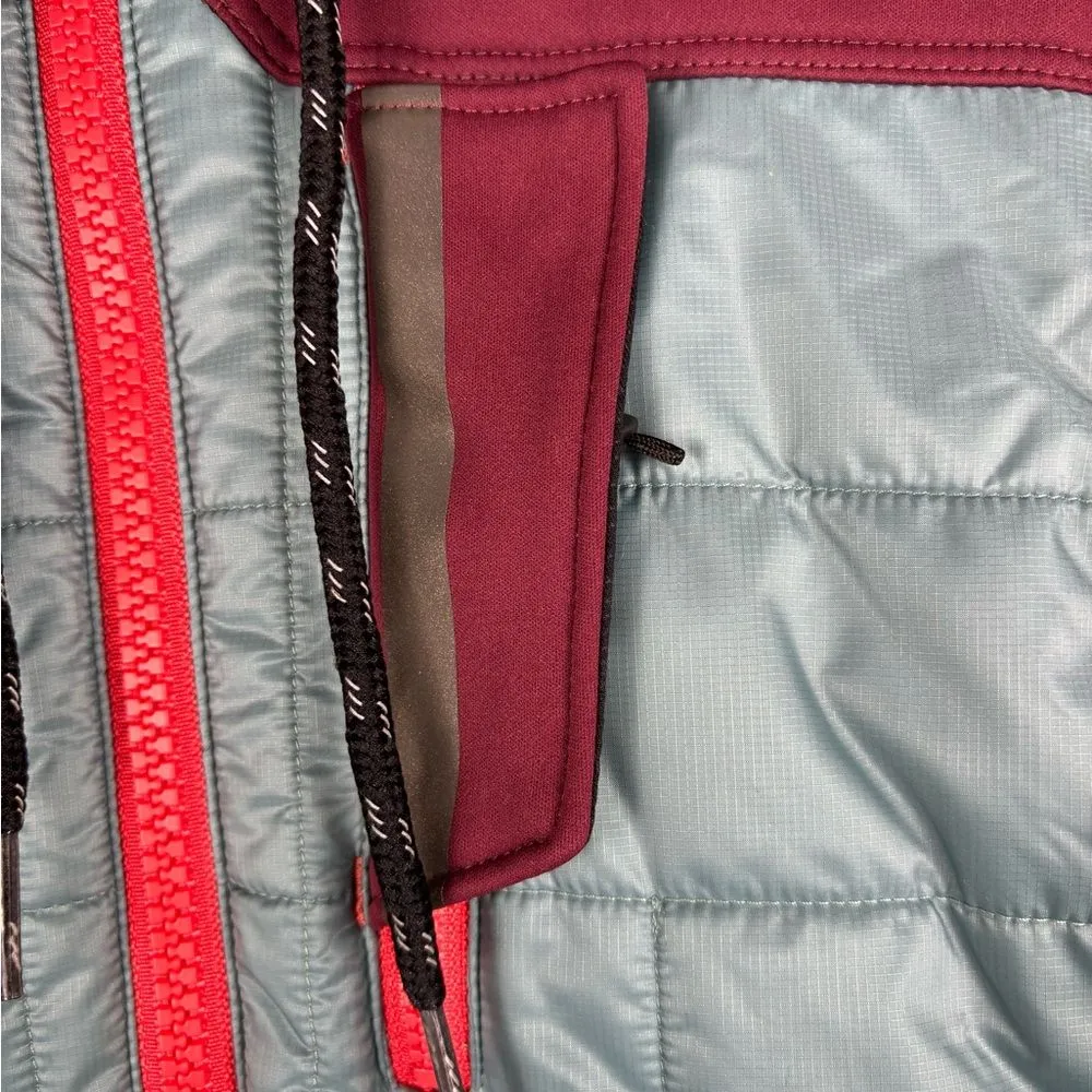 Pearl Izumi Women's XS Versal Quilted Hoodie Cycling Jacket Primaloft‎ Colorful - Image 10