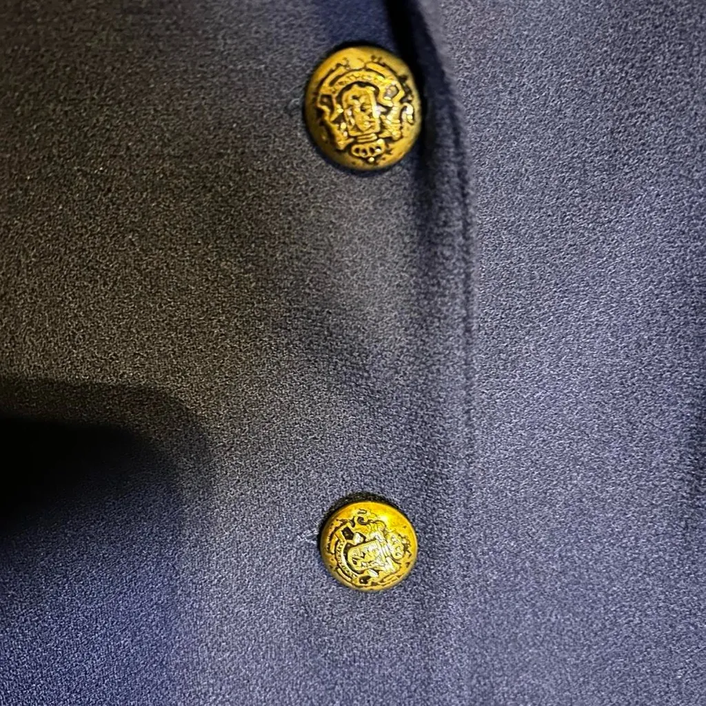 Alfred Dunner Women’s Blue Blazer Size 12 Made in USA – Padded Shoulders - Image 5