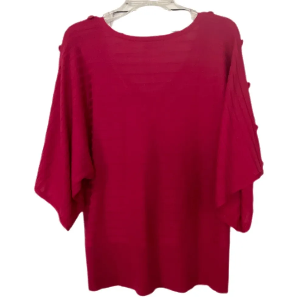 New York & Company Bright Fuchsia V - Image 2