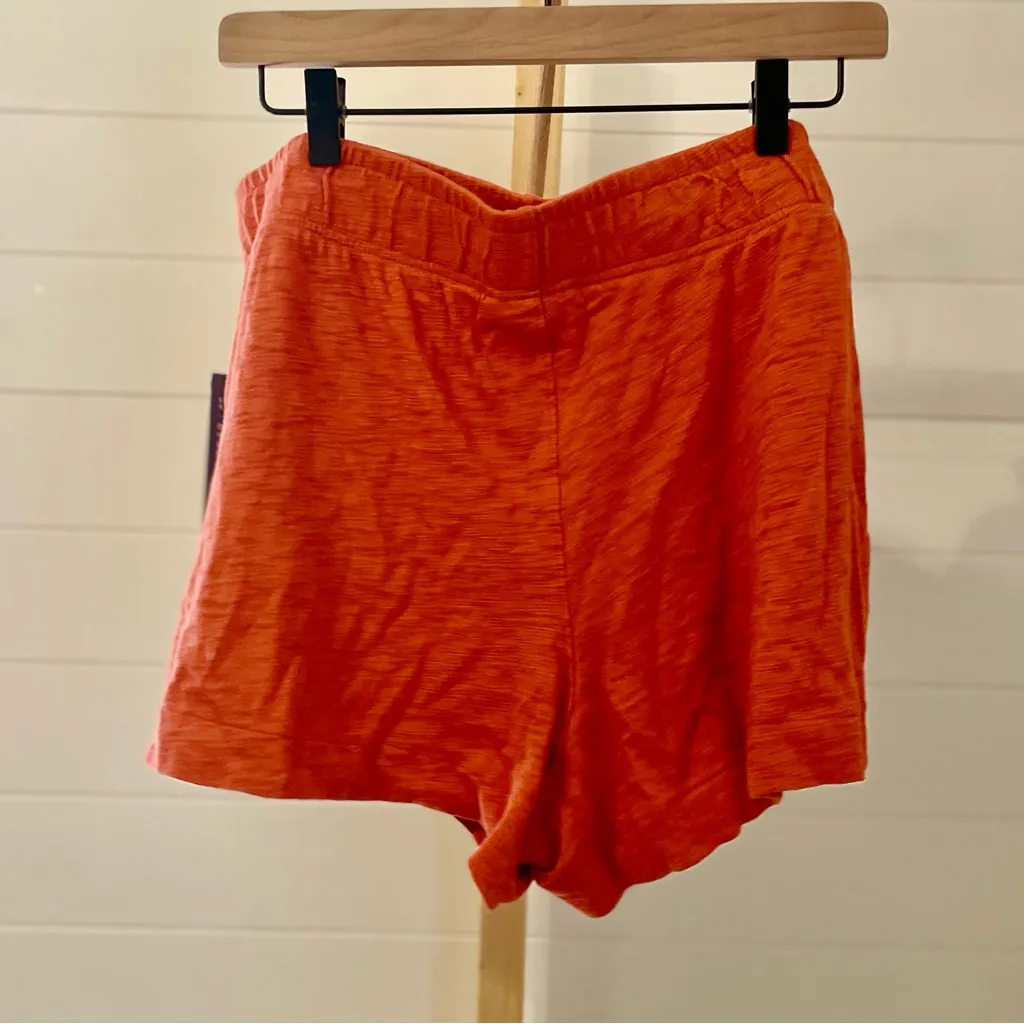 Universal Threads Universal Thread Womens Leisure Studio Pull On Shorts Rust Large - Image 3