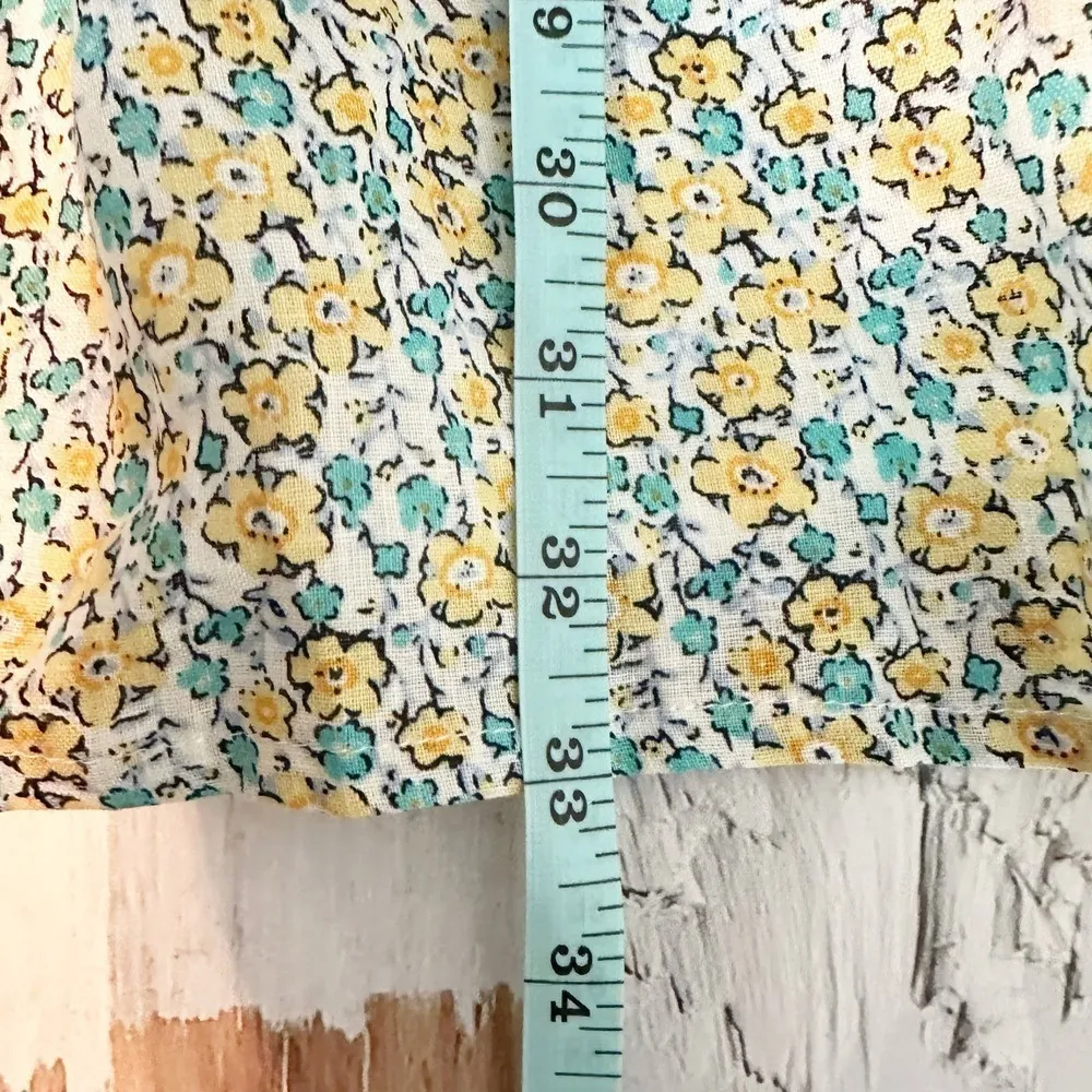 Faithfull The Brand Shivka Mini Dress Sabinosa Floral Ditsy Print Size 10 - Image 10