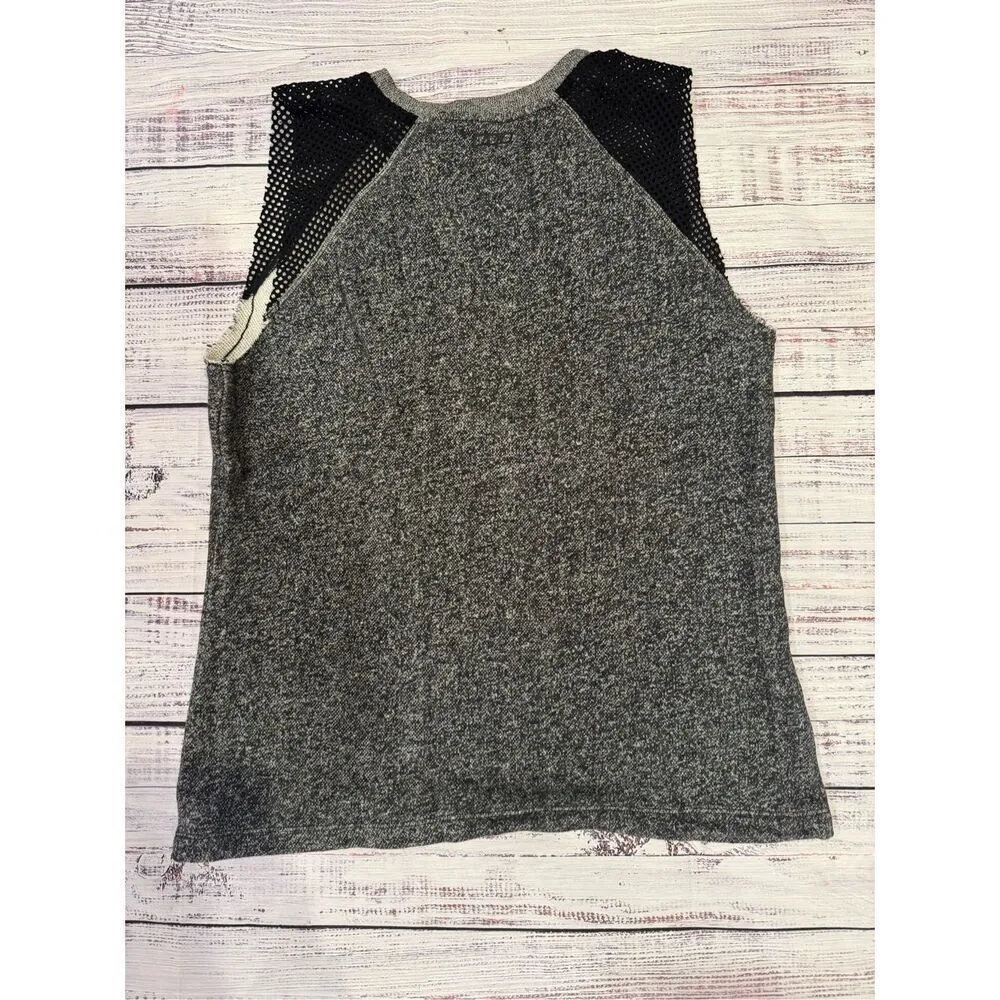 Lorna Jane Lenox Sleeveless Sweatshirt in Black Mark Size Medium - Image 7