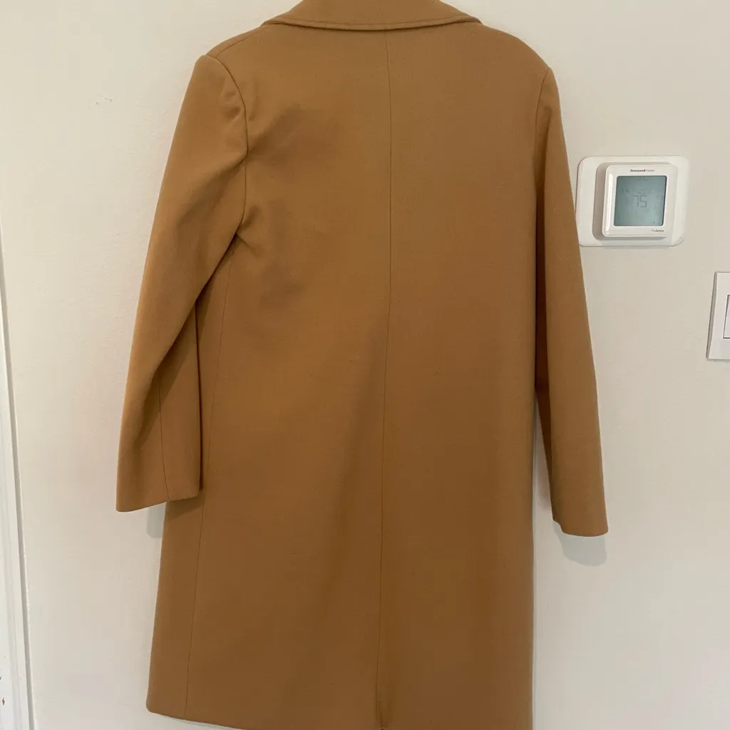 SHEIN Classic Camel Trench Coat - Image 2