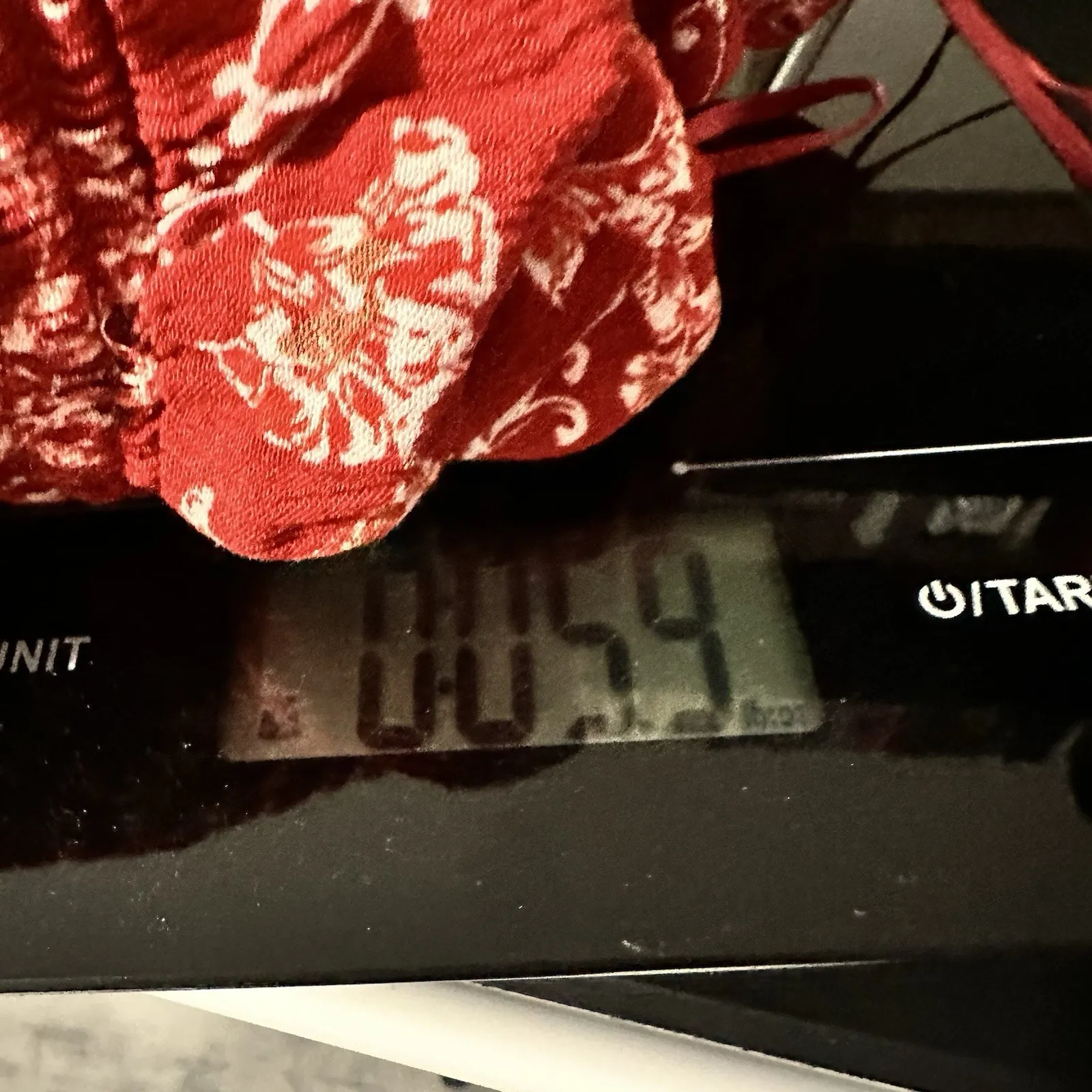 maurices large Women’s Patterned Blouse Tank Top red orange flowy ribbed - Image 8