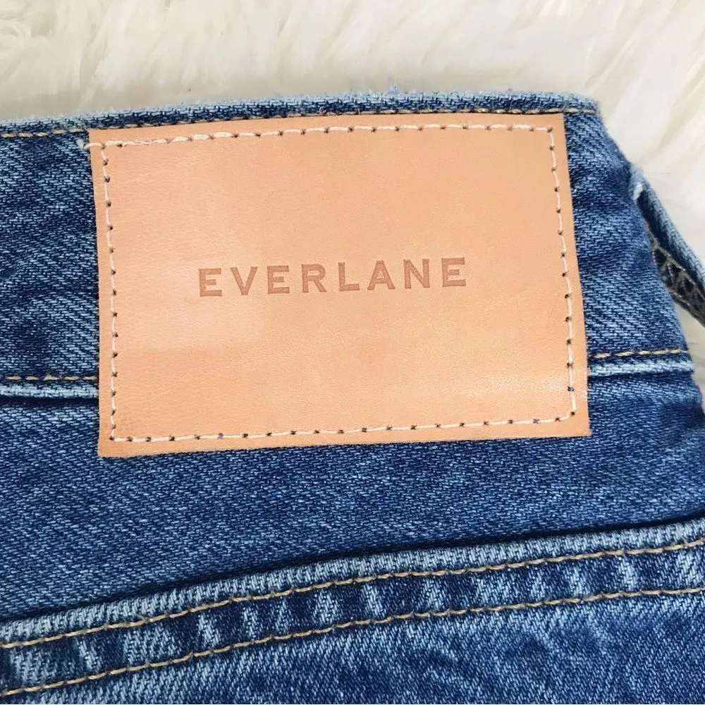 New EVERLANE The Curvy 90s‎ Cheeky Straight Jean Button Fly Organic Cotton Sz 25 - Image 11