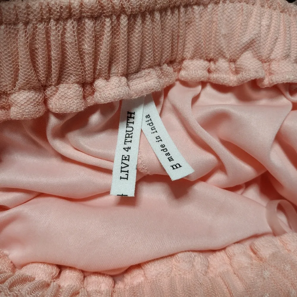Live 4 Truth  Pink Tulle Ruffled Skirt - Image 2