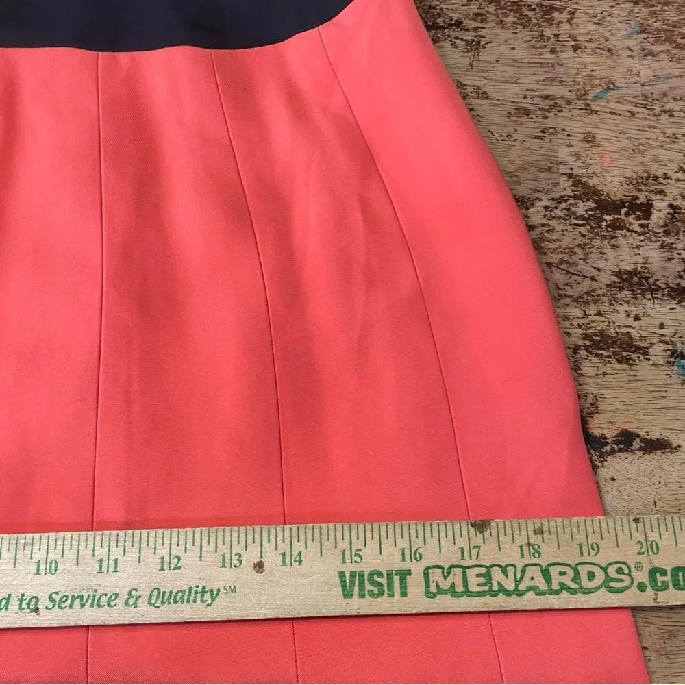 Fendi Sleeveless Colorblock Dress Coral Orange Teal Silk Blend IT 38 US 2 *READ* - Image 9