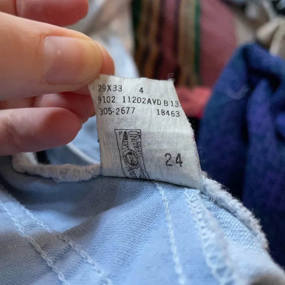 Vintage Lee pleated union made light wash mom jeans 27 tall - Image 4