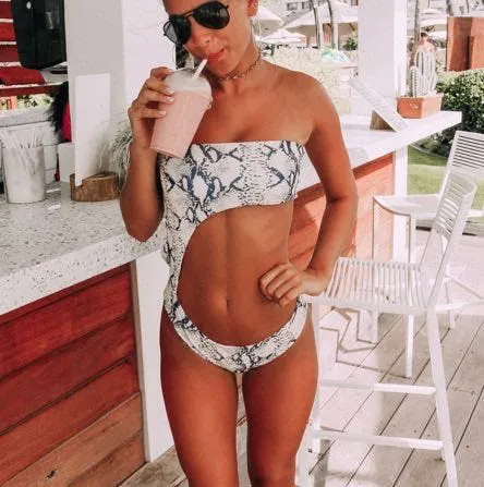 Boutique NWT Snakeskin One Piece bikini  - Image 6