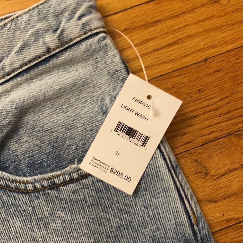 PRPS El Camino Tapered Boyfriend Jeans with Pearl. Size 31 - Image 7