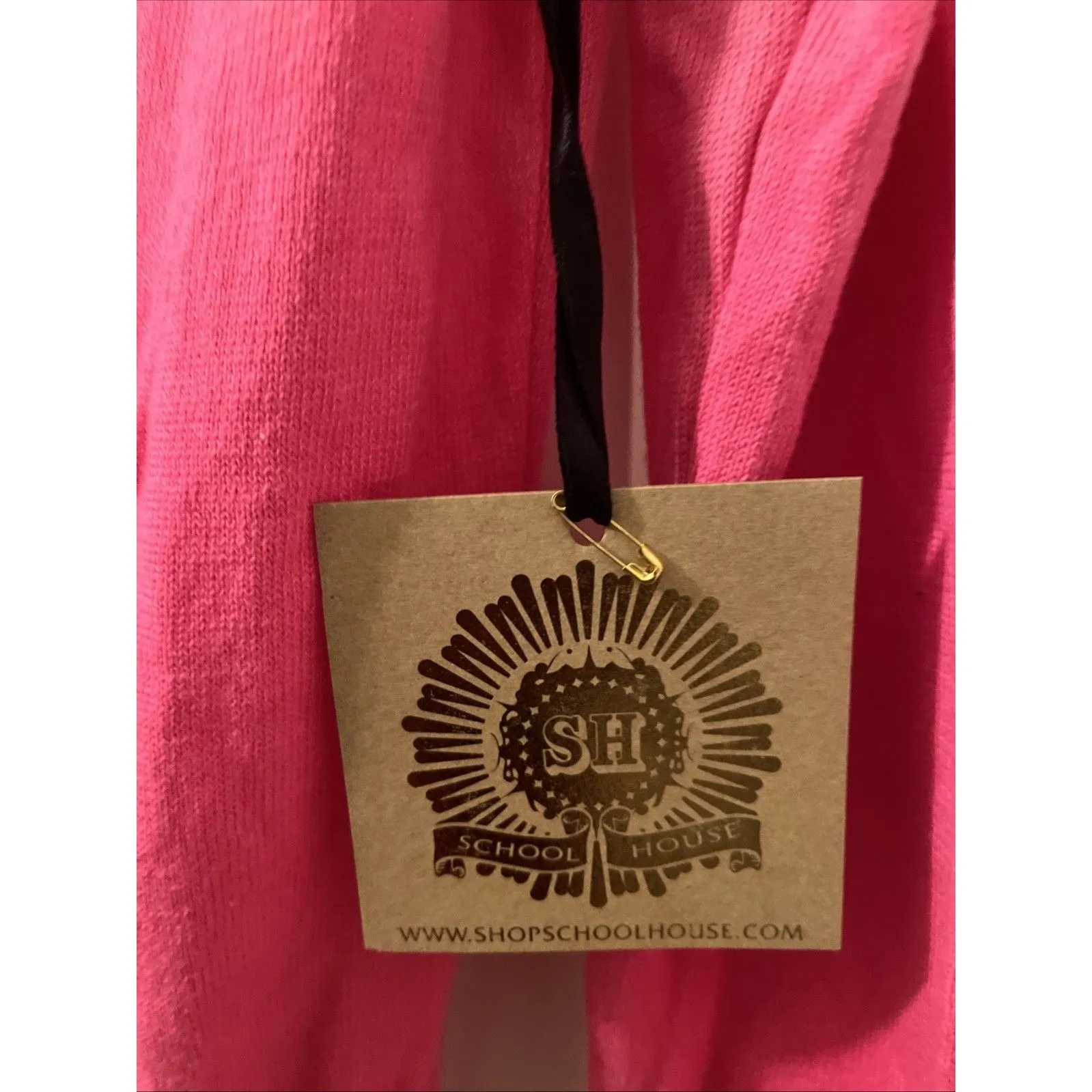 University Of Nevada Las Vegas UNLV Women's Cardigan Sweater Size S Pink White - Image 6