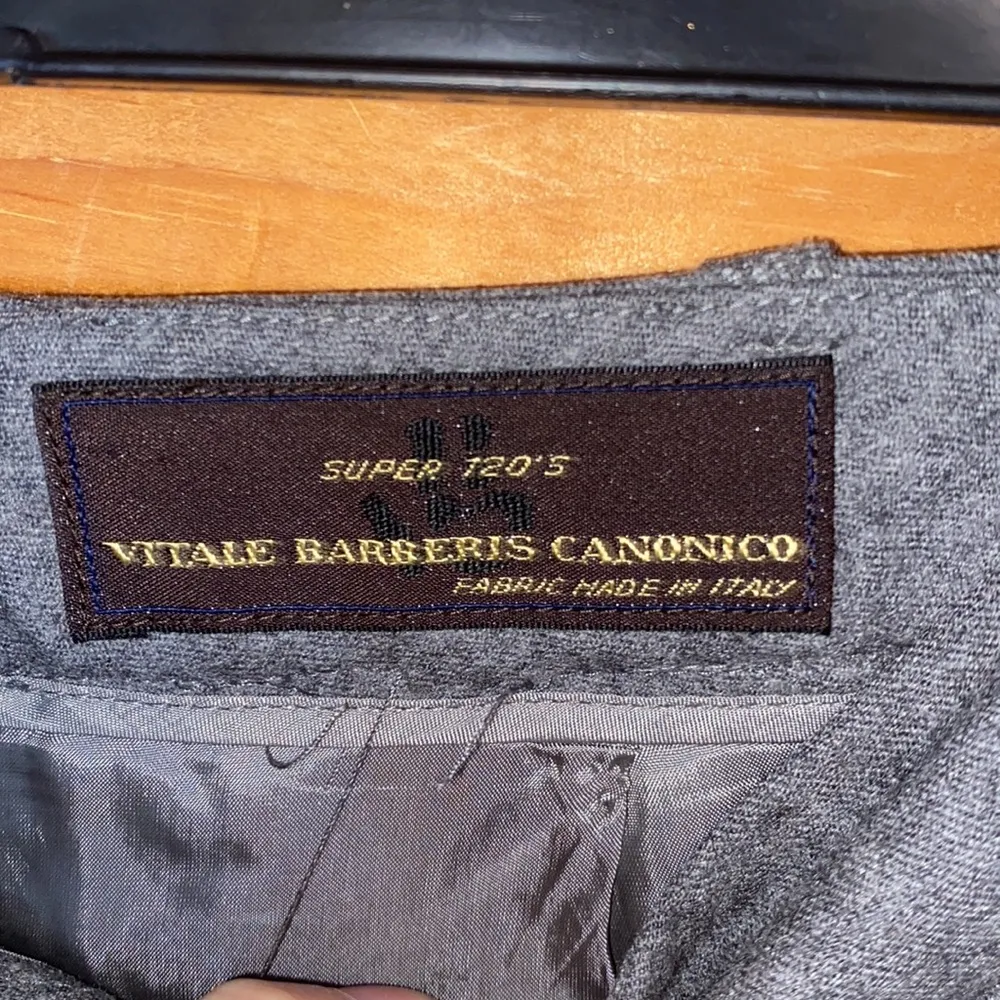 Brooks brothers 100% wool gray trouser pants - Image 4