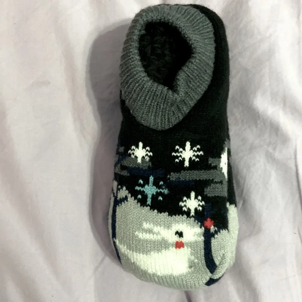 Fuzzy Babba Slipper Socks The Nightmare Before Christmas 30th Edition Size 4-10 - Image 2