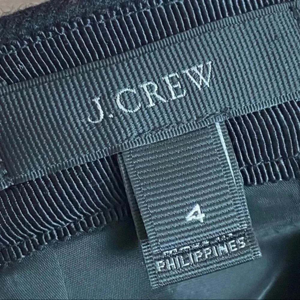 J. Crew • Chevron Wool Postage Stamp Mini Skirt - Image 6