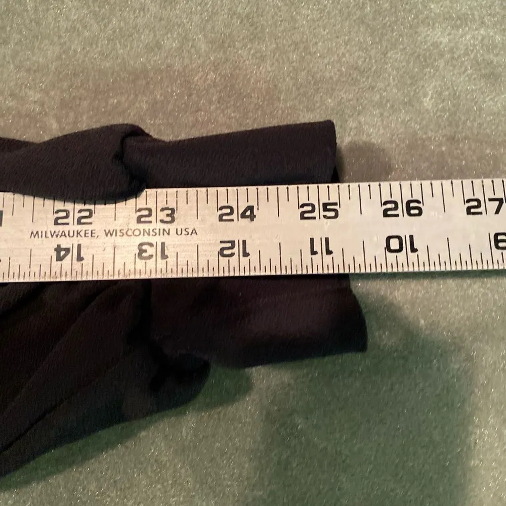 #316  RALPH LAUREN Black Pullover Blouse - Image 8